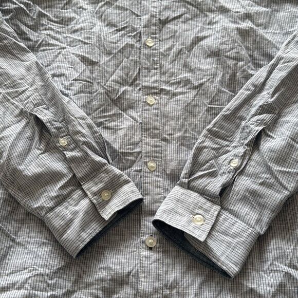 Burberry Brit Long Sleeve Shirt Blue Size L - Picture 8 of 9